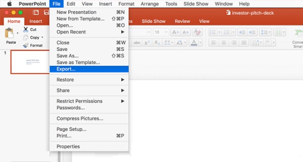 export all audio files from powerpoint for mac